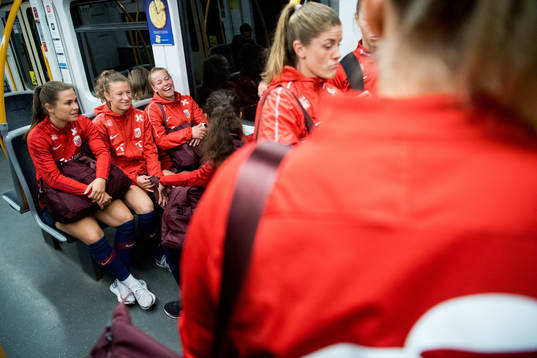 Emilie Bosshard Haavi, Synne Skinnes Hansen and Therese