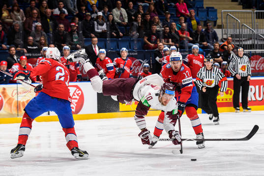 Miks Indrasis of Latvia against Christian Bull and Stefan