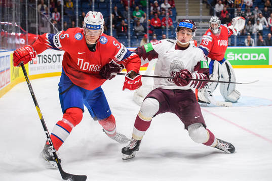 Erlend Lesund of Norway and Emils Gegeris of Latvia
