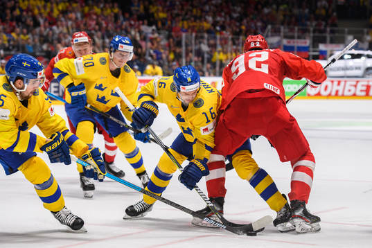 Erik Gustafsson and Marcus Krüger of Sweden against