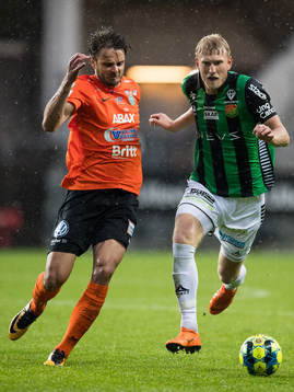 Västerås Emir Smajic och GAIS Carl Elfgren Nyström