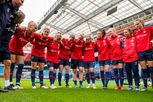 Maria Thorisdottir, Maren Mjelde, Therese Sessy Åsland,