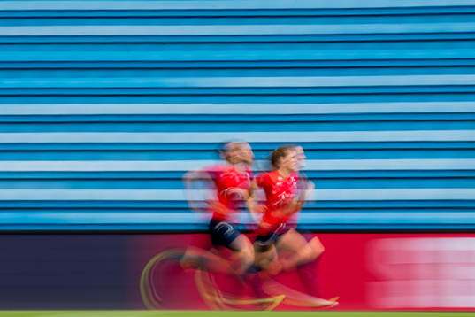 Kristine Minde and Maren Mjelde of Norway