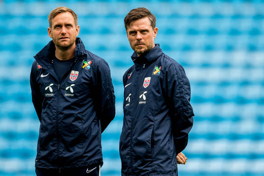 Martin Sjögren, head coach of Norway, and Alexander