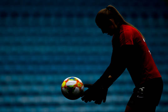 Goalkeeper Cecilie Fiskerstrand of Norway