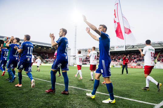 Ole Jörgen Halvorsen of Sarpsborg 08 ahead the cup match