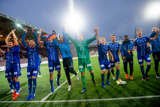 The players of Sarpsborg 08 celebrate