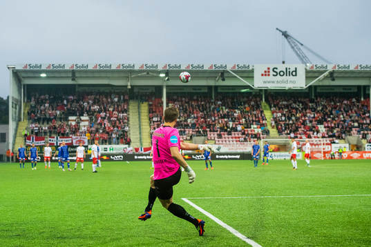 Goalkeeper Håvar Grøntvedt Jensen of FFK