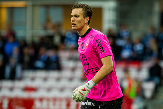 Goalkeeper Håvar Grøntvedt Jensen of FFK