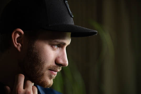 Alexander Wennberg of team Sweden at a press event