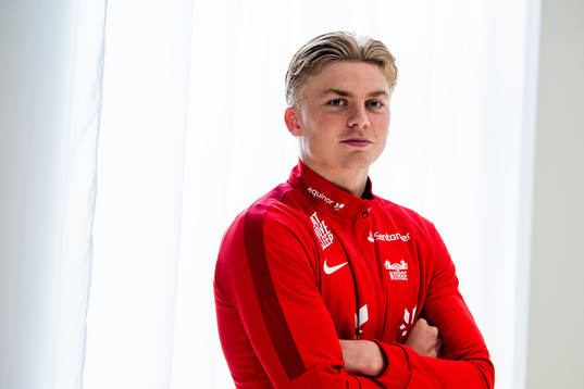 Tobias Borchgrevink Børkeeiet of Norway poses for a