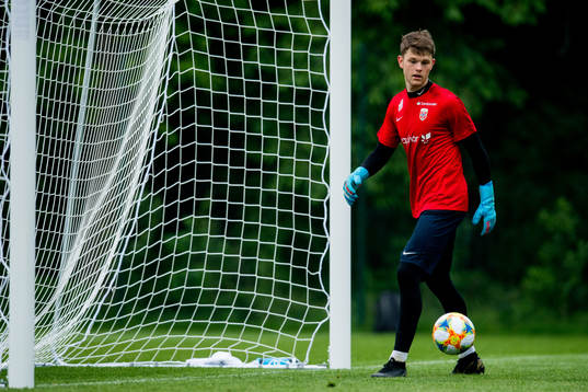Goalkeeper Erik Arnebrott of Norway