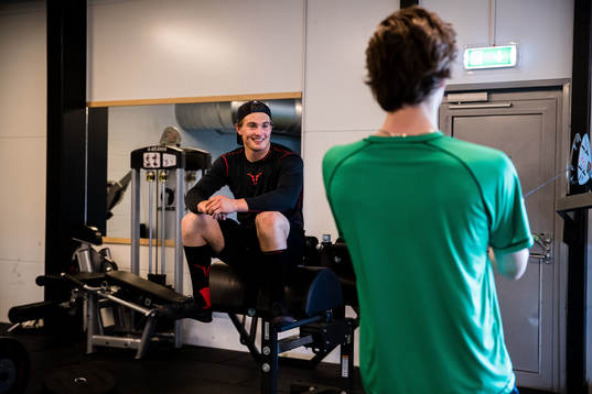 Rögles Nils Höglander och Dominik Bokk