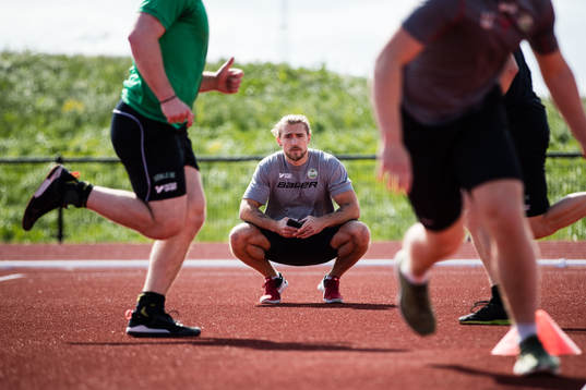 Rögles fystränare Erik Olsson