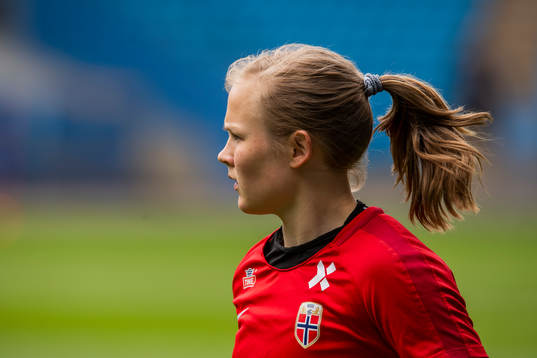 Goalkeeper Oda Maria Hove Bogstad of Norway