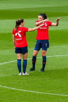 Vilde Bøe Risa and Ingrid Syrstad Engen of Norway