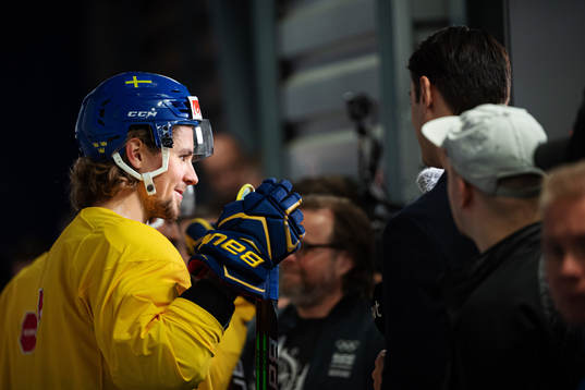 Adrian Kempe of team Sweden