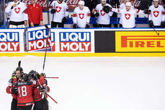 Jonathan Marchessault, Mark Stone, Thomas Chabot and Damon