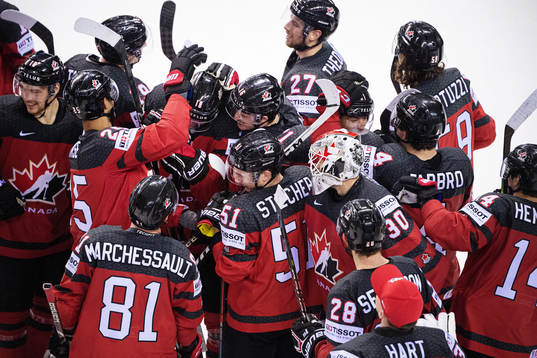 Players of Canada celebrates