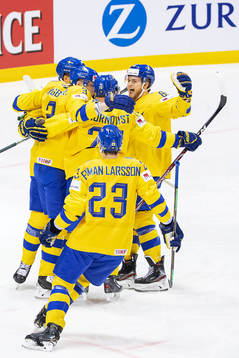 Alexander Wennberg, John Klingberg, Patric Hörnqvist and