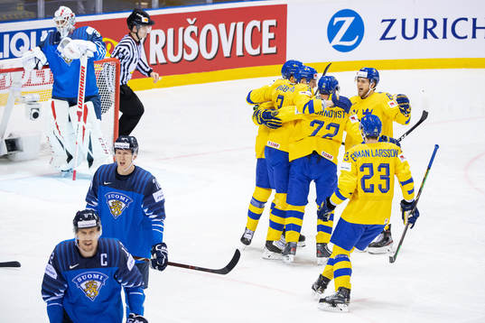 Alexander Wennberg, John Klingberg, Patric Hörnqvist and