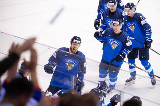 Jani Hakanpää of Finland celebrates