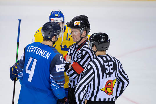 Oliver Ekman Larsson of Sweden and Mikko Lehtonen of