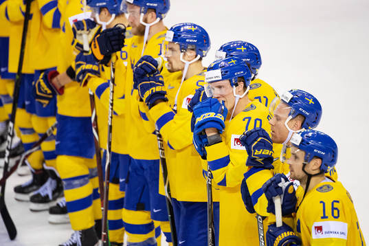 Dennis Rasmussen of Sweden looks dejected