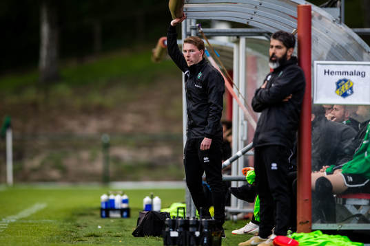 Högaborgs tränare Kristoffer Schönbeck