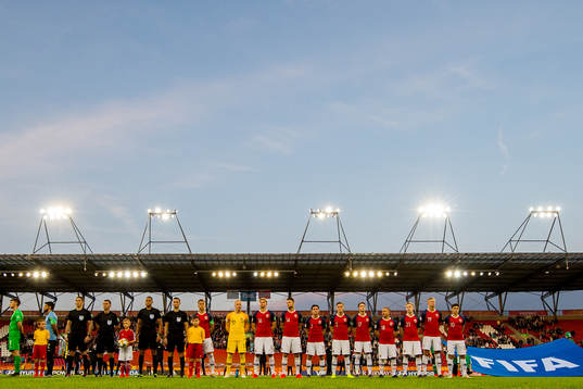 Leo Skiri Østigård, goalkeeper Julian Faye Lund, Tobias