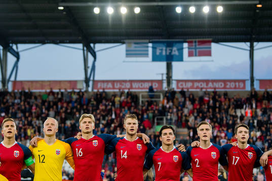 Leo Skiri Østigård, goalkeeper Julian Faye Lund, Tobias