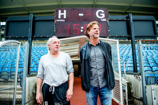 De tidigare fotbollsspelarna Jan-Olov Kindvall och Robert