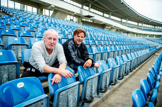 De tidigare fotbollsspelarna Jan-Olov Kindvall och Robert