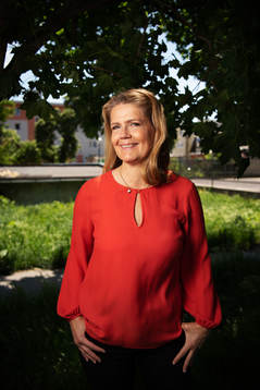 Marie Lehmann, programledare på SVT