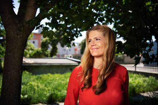 Marie Lehmann, programledare på SVT