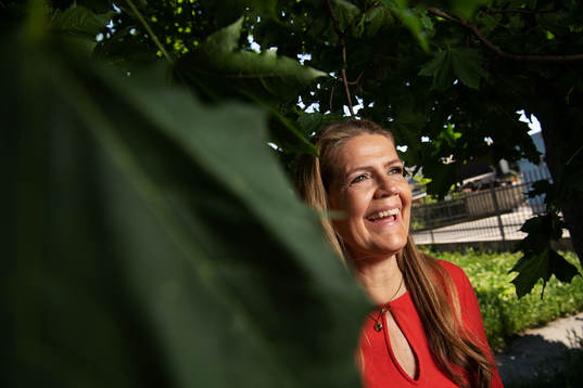 Marie Lehmann, programledare på SVT