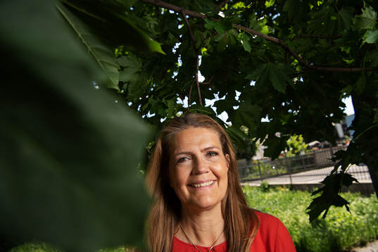 Marie Lehmann, programledare på SVT