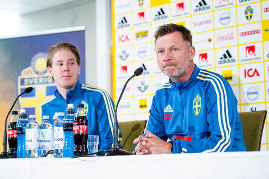 Peter Gerhardsson, head coach of Sweden