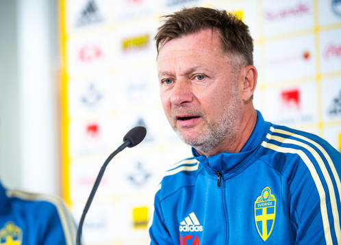 Peter Gerhardsson, head coach of Sweden