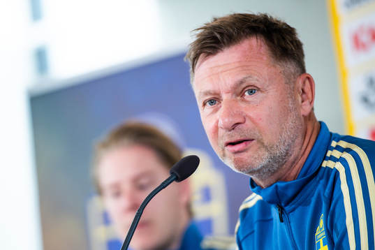 Peter Gerhardsson, head coach of Sweden