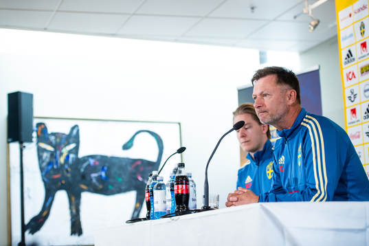 Peter Gerhardsson, head coach of Sweden