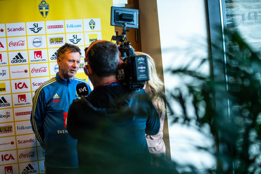 Peter Gerhardsson, head coach of Sweden