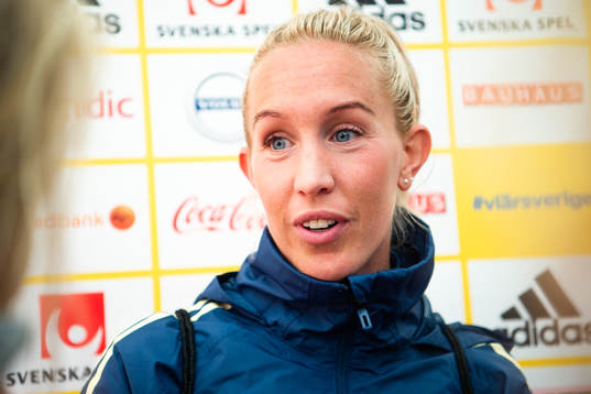 Julia Roddar of the Swedish women national football team