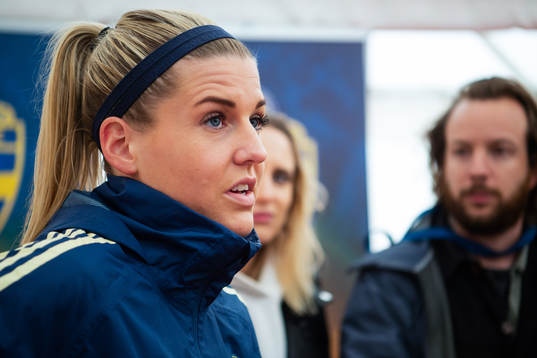 Olivia Schough of the Swedish women national football team