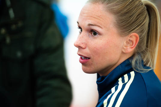 Jonna Andersson of the Swedish women national football team