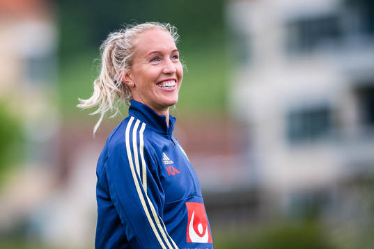 Julia Roddar of the Swedish women national football team