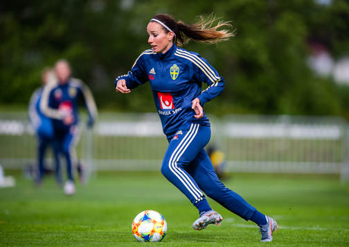 Kosovare Asllani of the Swedish women national football team