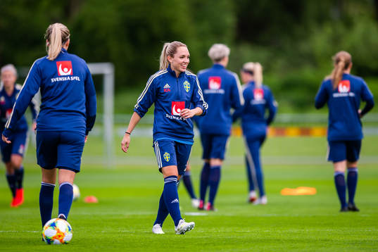 Elin Rubensson of the Swedish women national football team