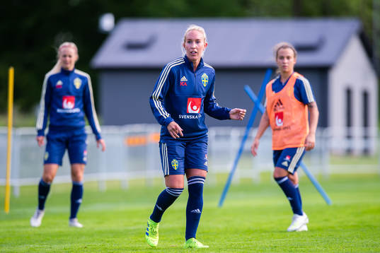 Julia Roddar of the Swedish women national football team