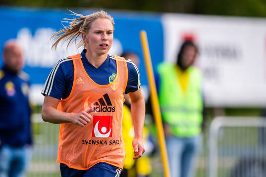 Jonna Andersson of the Swedish women national football team
